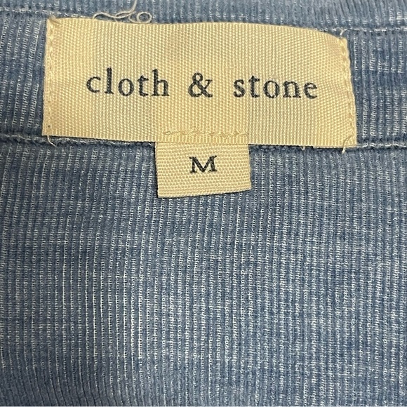 cloth & stone women’s corduroy button down shirt medium - Picture 6 of 11